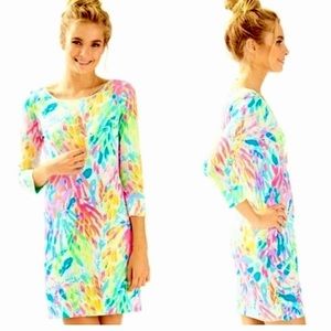 🌸 Lilly Pulitzer Marlowe Dress in Multi Sparkling Sands • L